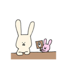 パパうさと子うさ（個別スタンプ：37）