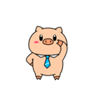 OFFICE PIG : DUKDIK（個別スタンプ：2）