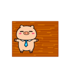 OFFICE PIG : DUKDIK（個別スタンプ：4）