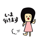 天使とデビルちゃんと女の子（個別スタンプ：1）