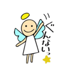 天使とデビルちゃんと女の子（個別スタンプ：13）