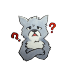 けだるいオオカミ（個別スタンプ：1）