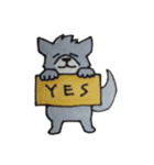 けだるいオオカミ（個別スタンプ：15）