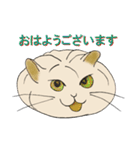 ネコまん(中華まんになったネコ)（個別スタンプ：1）
