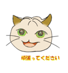 ネコまん(中華まんになったネコ)（個別スタンプ：21）