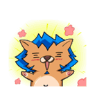 black Wolf and Blue Lion（個別スタンプ：4）