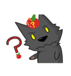 black Wolf and Blue Lion（個別スタンプ：5）