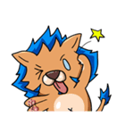 black Wolf and Blue Lion（個別スタンプ：6）
