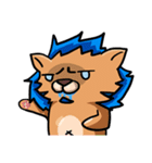 black Wolf and Blue Lion（個別スタンプ：11）