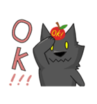 black Wolf and Blue Lion（個別スタンプ：13）