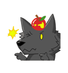 black Wolf and Blue Lion（個別スタンプ：14）