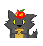 black Wolf and Blue Lion（個別スタンプ：29）