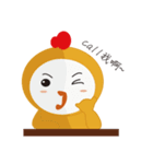 Yellow chick (A CHI LA)（個別スタンプ：28）