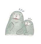 のんびりアザラシさん。（個別スタンプ：8）