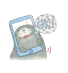 のんびりアザラシさん。（個別スタンプ：12）