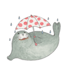 のんびりアザラシさん。（個別スタンプ：27）