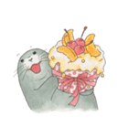のんびりアザラシさん。（個別スタンプ：40）