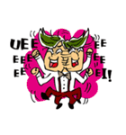 笹の葉ヘアとその仲間（個別スタンプ：7）