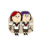 笹の葉ヘアとその仲間（個別スタンプ：20）