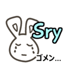 使って身につく英会話vol.4 略語スラング編（個別スタンプ：17）