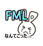 使って身につく英会話vol.4 略語スラング編（個別スタンプ：19）
