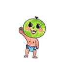 Melon with the diaper（個別スタンプ：1）