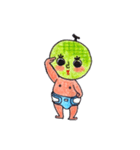 Melon with the diaper（個別スタンプ：4）