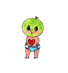 Melon with the diaper（個別スタンプ：5）
