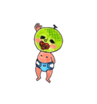 Melon with the diaper（個別スタンプ：6）