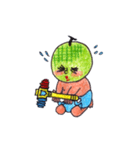 Melon with the diaper（個別スタンプ：10）