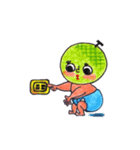Melon with the diaper（個別スタンプ：16）