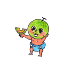 Melon with the diaper（個別スタンプ：18）