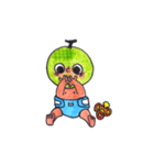 Melon with the diaper（個別スタンプ：19）