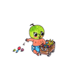 Melon with the diaper（個別スタンプ：29）