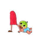 Melon with the diaper（個別スタンプ：33）