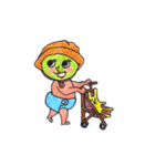 Melon with the diaper（個別スタンプ：38）
