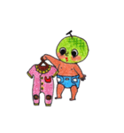 Melon with the diaper（個別スタンプ：39）