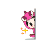 Nu new and Mascos Dinosaur（個別スタンプ：3）