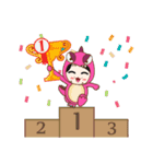 Nu new and Mascos Dinosaur（個別スタンプ：8）