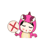 Nu new and Mascos Dinosaur（個別スタンプ：21）