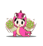 Nu new and Mascos Dinosaur（個別スタンプ：28）