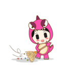 Nu new and Mascos Dinosaur（個別スタンプ：36）