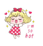 Boobib Little Cute Girl（個別スタンプ：11）