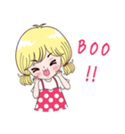 Boobib Little Cute Girl（個別スタンプ：12）