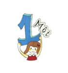 ベトナムガール（個別スタンプ：5）