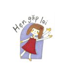 ベトナムガール（個別スタンプ：11）