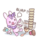 BunnyPirl - A pink-purple rabbit (TH)（個別スタンプ：19）