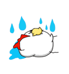ニワトリ親子（個別スタンプ：14）