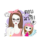 Looknam and little Cindy（個別スタンプ：2）