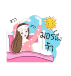 Looknam and little Cindy（個別スタンプ：12）